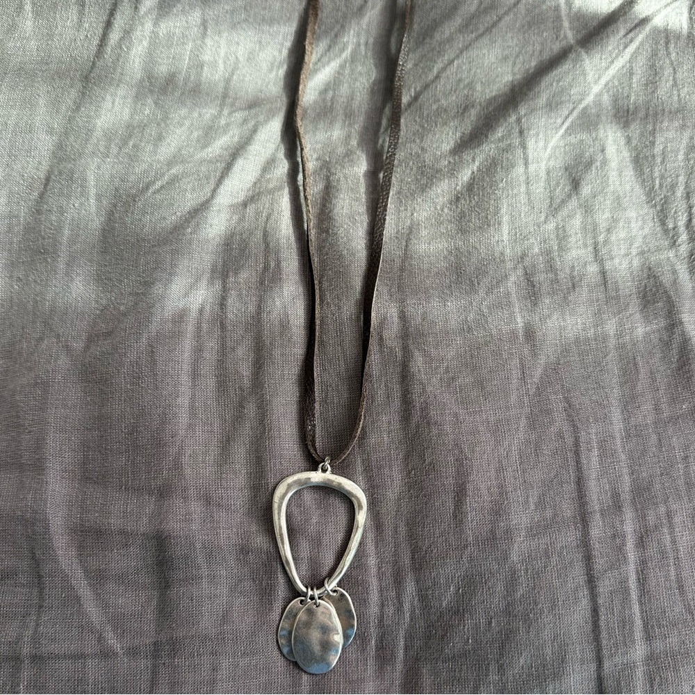Lucky Brand Silver Statement Necklace